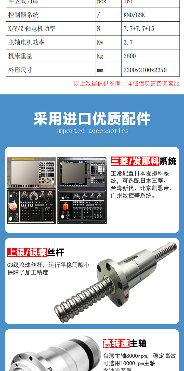 加工中心VMC650CNC加工中心數控立式加工中心數控銑床