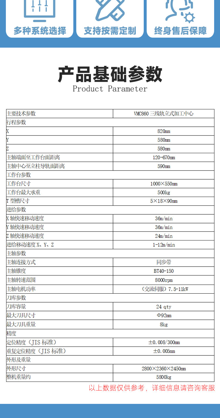 vmc860加工中心三軸線軌發(fā)那科系統(tǒng)cnc電腦鑼